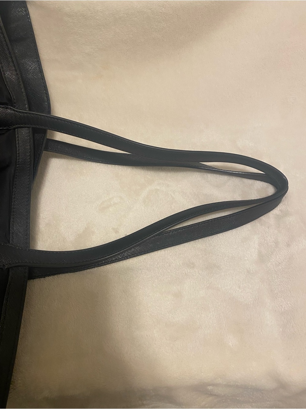 Tory Burch EUC Black Nylon Logo Tote - Picture 10 of 16